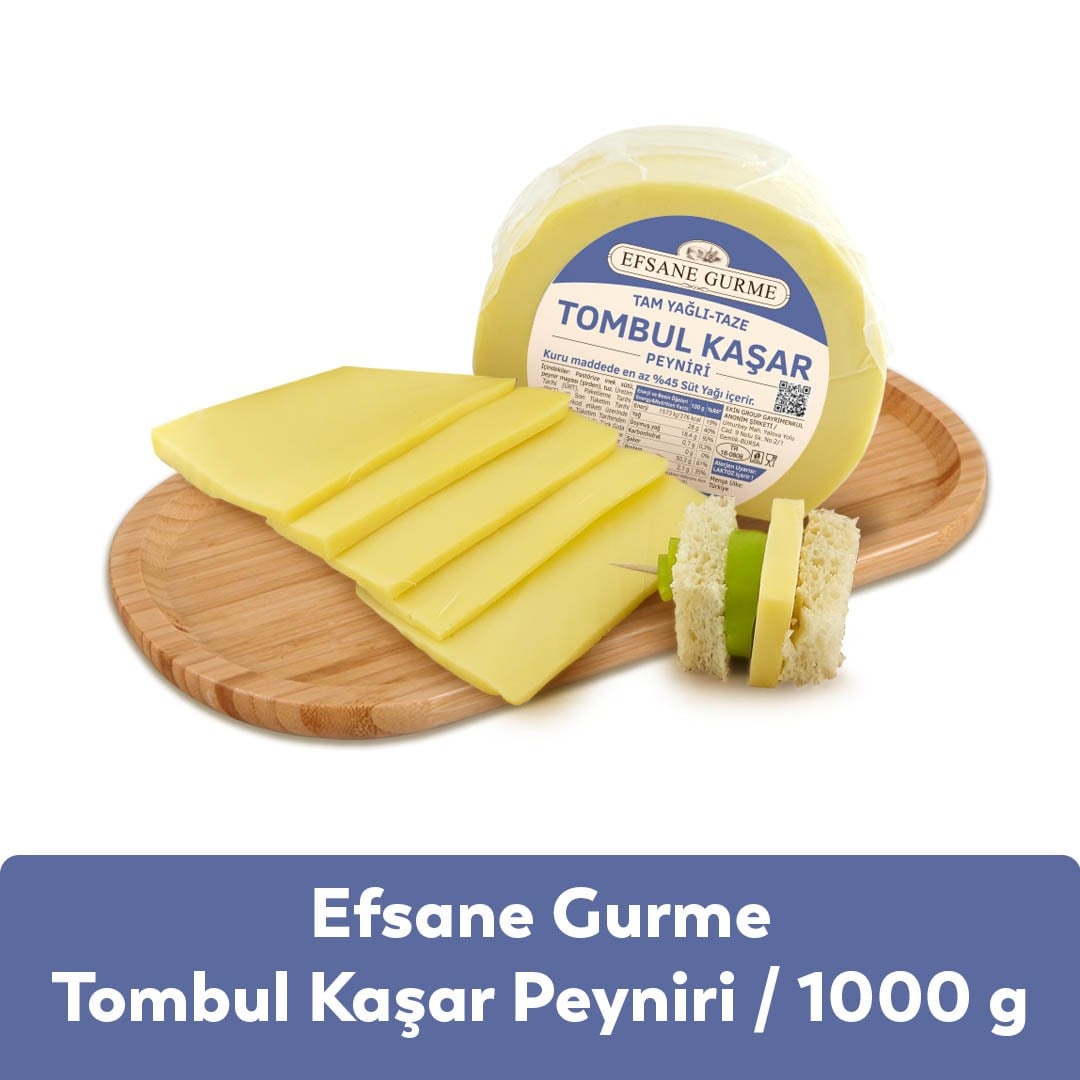 Taze Tombul Kaşar Peyniri 1 Kg