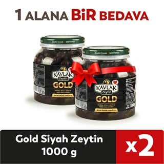 1 KG PET GOLD SİYAH ZEYTİN 1 ALANA 1 BEDAVA