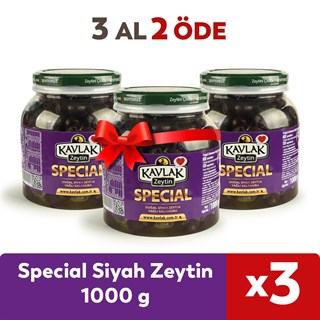 1 Kg Pet Special Gemlik Siyah Zeytin 3 AL 2 ÖDE