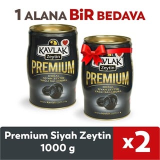 1 KG TNK PREMİUM SİYAH ZEYTİN 1 ALANA 1 BEDAVA