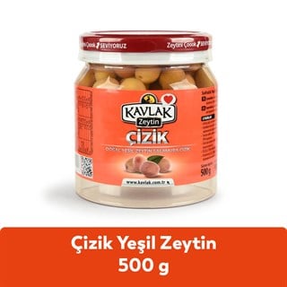 Çizik Yeşil Zeytin 500 Gr