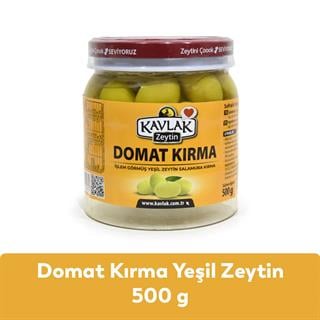 Domat Kırma Yeşil Zeytin 500 Gr