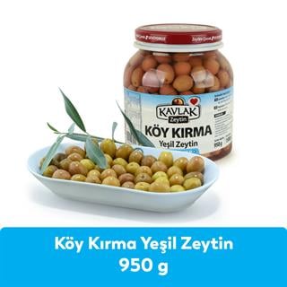 Edremit Köy Kırma Yeşil Zeytin 950 Gr