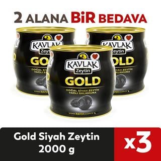 Gold Gemlik Siyah Zeytin 2 Kg 2 Alana 1 Bedava