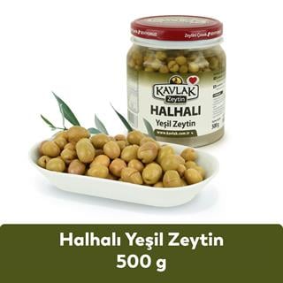 Halhalı Yeşil Zeytin 500 Gr