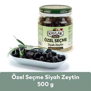 Özel Seçme Gemlik Siyah Zeytin 500 Gr