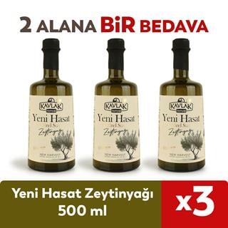 Yeni Hasat Zeytinyağı 500 Ml 2 ALANA 1 BEDAVA 