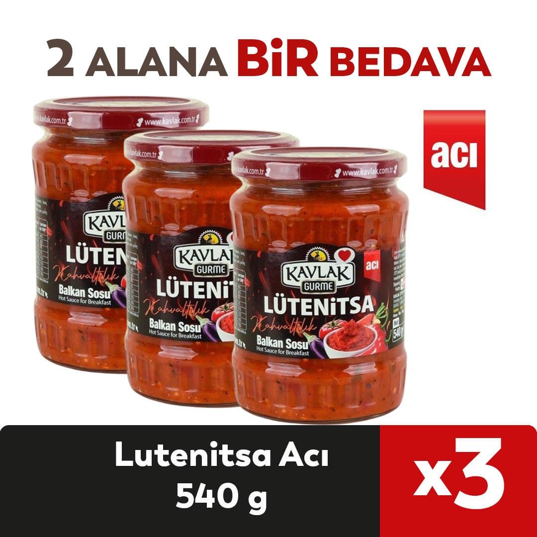  Lütenitsa Acılı 540 Gr 2 ALANA 1 BEDAVA 