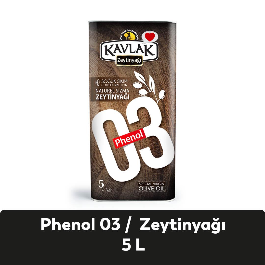  Phenol 03 Naturel Sızma Zeytinyağı 5 Lt