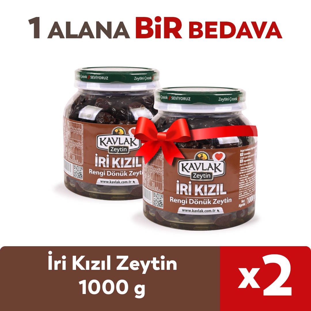 1 KG PET İRİ KIZIL 1 ALANA 1 BEDAVA