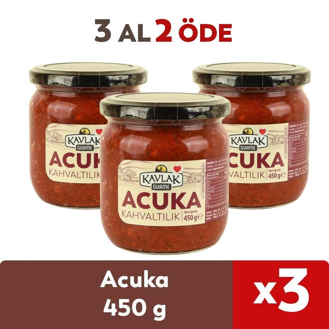 450 CC CAM KAVANOZ ACUKA TATLI 3 AL 2 ÖDE