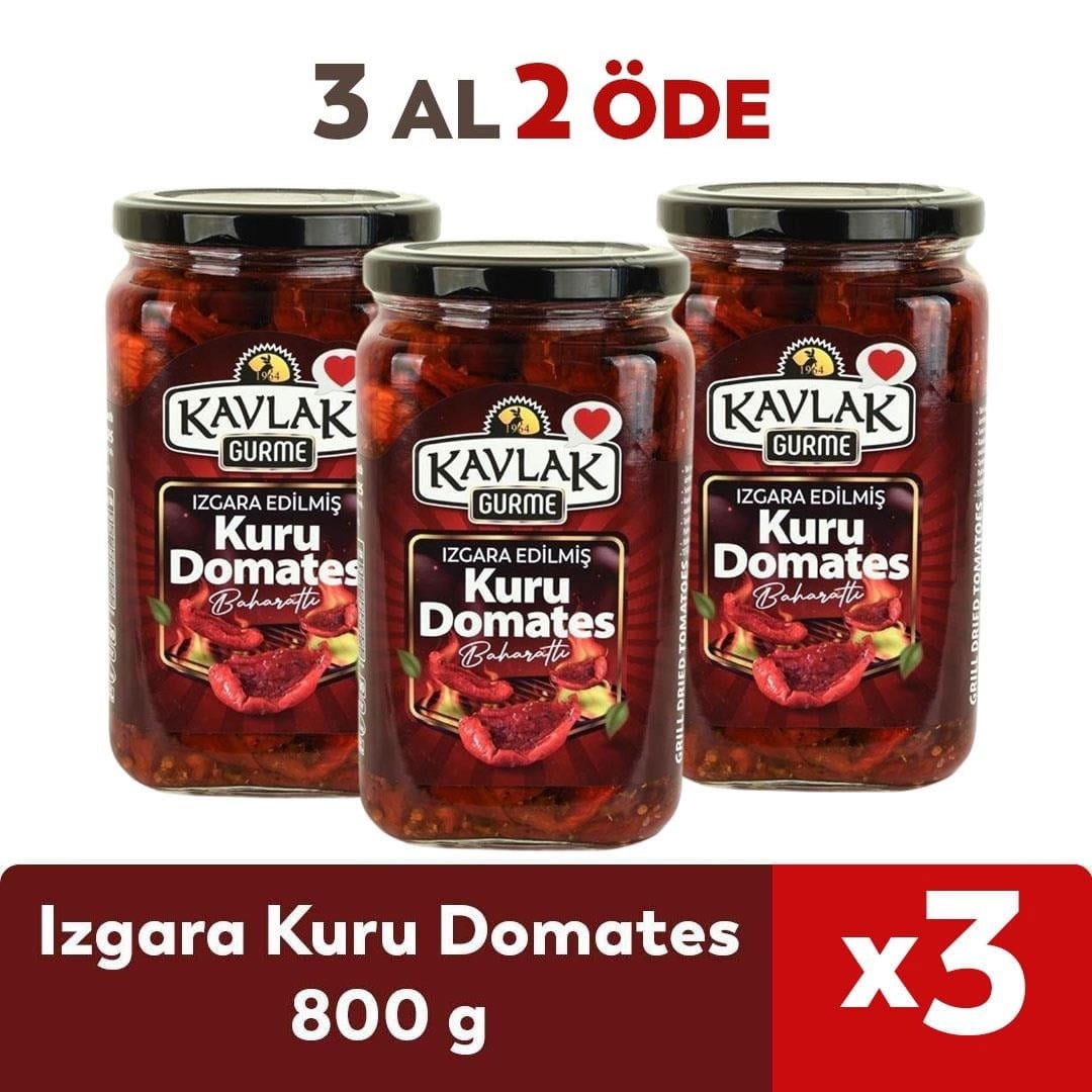800 GR IZGARA ÇEŞNİLİ KURU DOMATES 3 AL 2 ÖDE