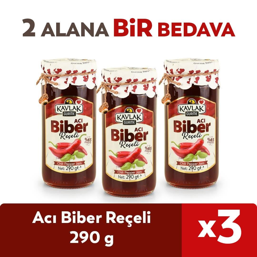 Acı Biber Reçeli 290 Gr Cam Kavanoz 3 Al 2 Öde