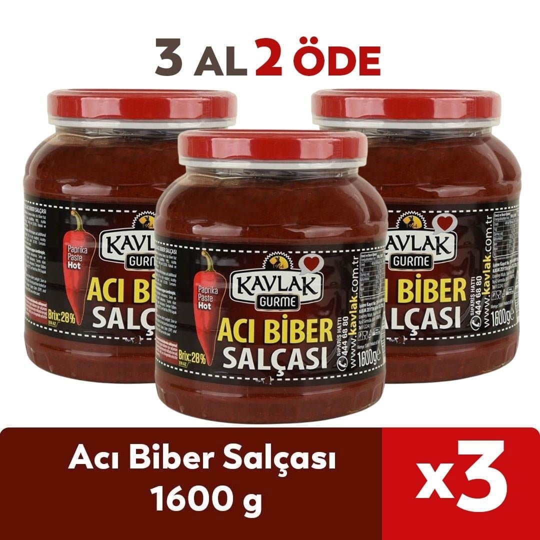 ACI BİBER SALÇASI 1600 GR 3 AL 2 ÖDE