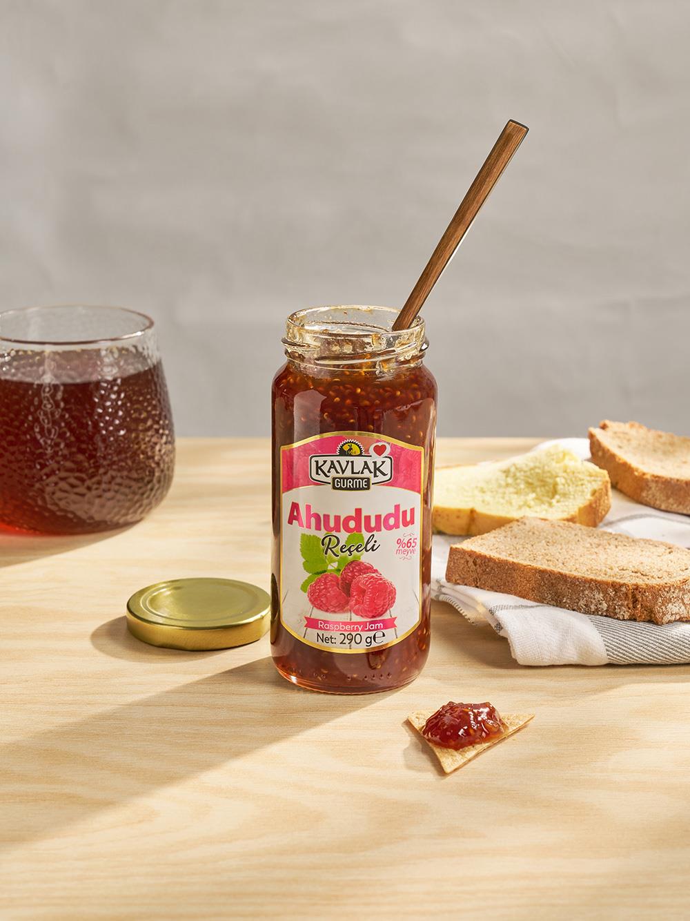 Ahududu Reçeli 290 Gr Cam Kavanoz