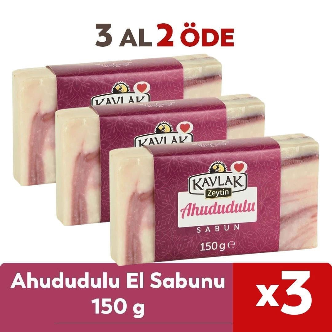 Ahududulu El Yapımı Sabun 150 gr 3 Al 2 Öde