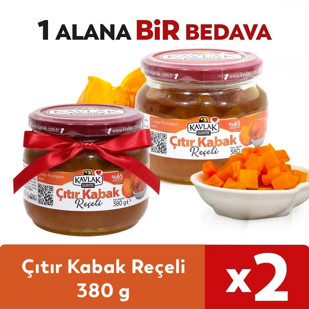 Çıtır Kabak Reçeli 380 GR 1 Alana 1 Bedava