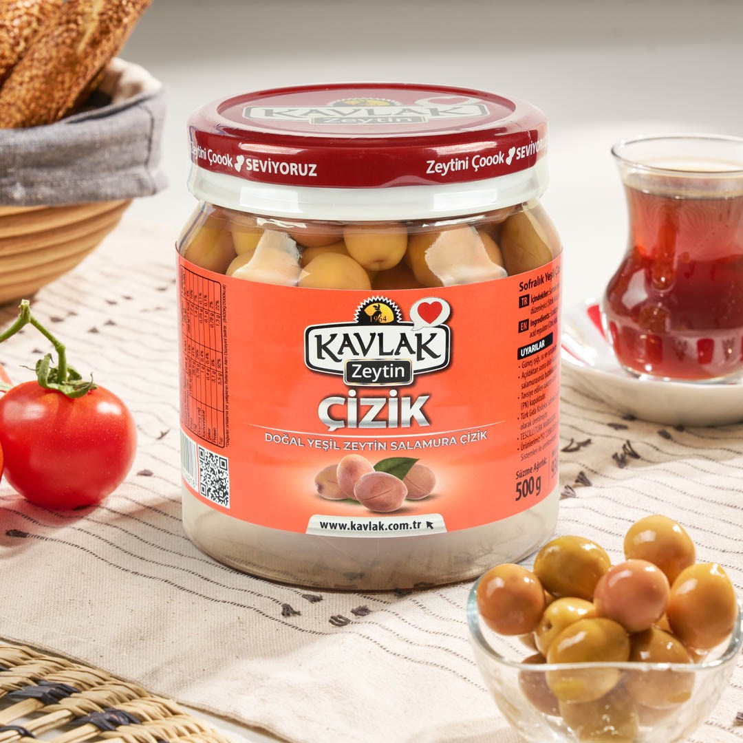 Çizik Yeşil Zeytin 500 Gr