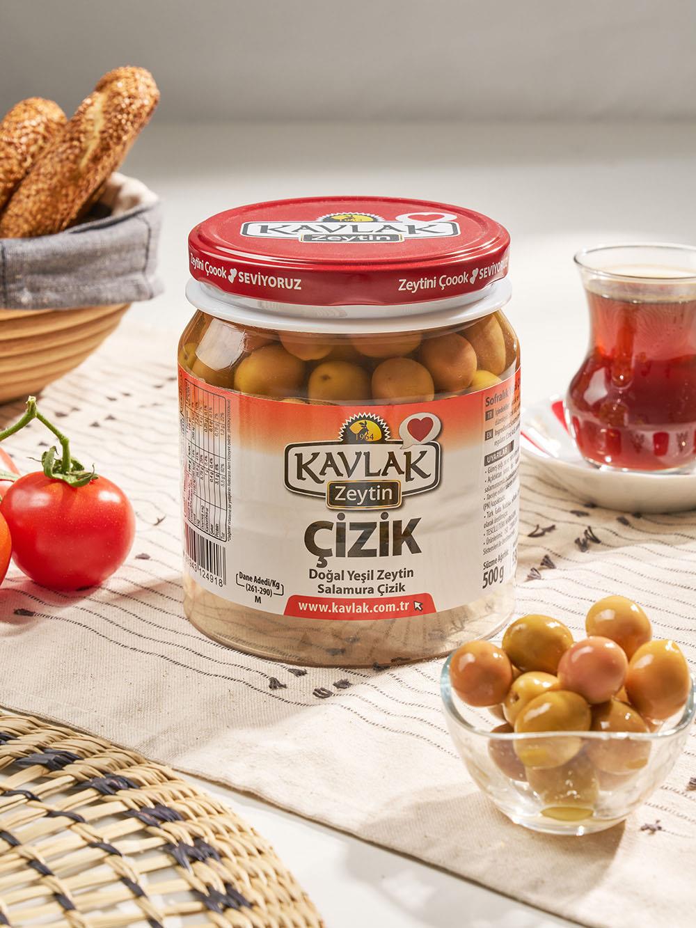 Çizik Yeşil Zeytin 500 Gr