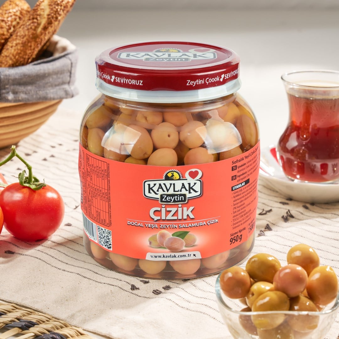 Çizik Yeşil Zeytin 950 GR
