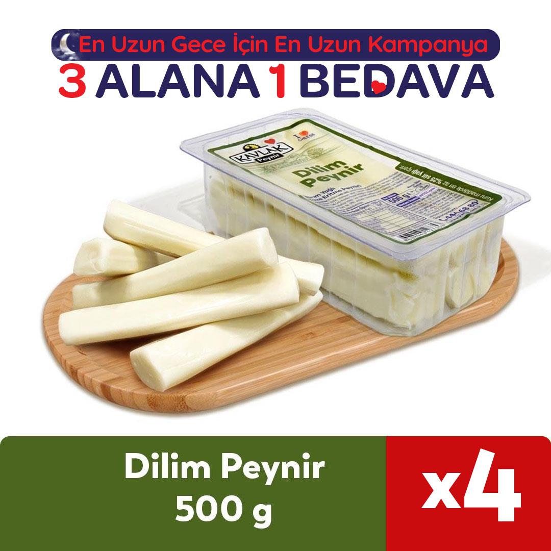 Dilim Dilim Peynir 500 gr 3 ALANA 1 BEDAVA