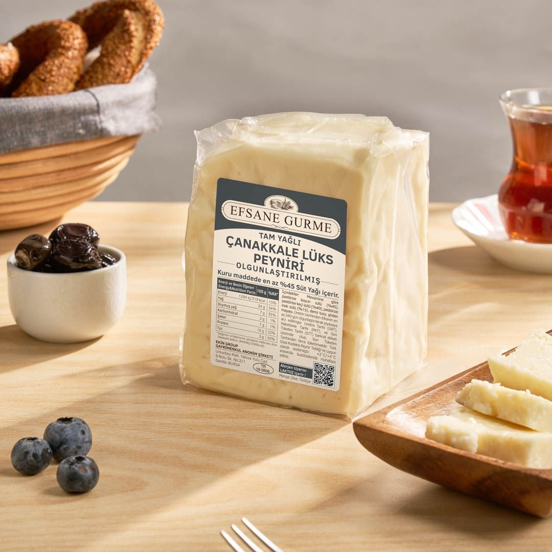 Efsane Gurme Tam Yağlı Çanakkale Lüks Beyaz Peynir 750 gr