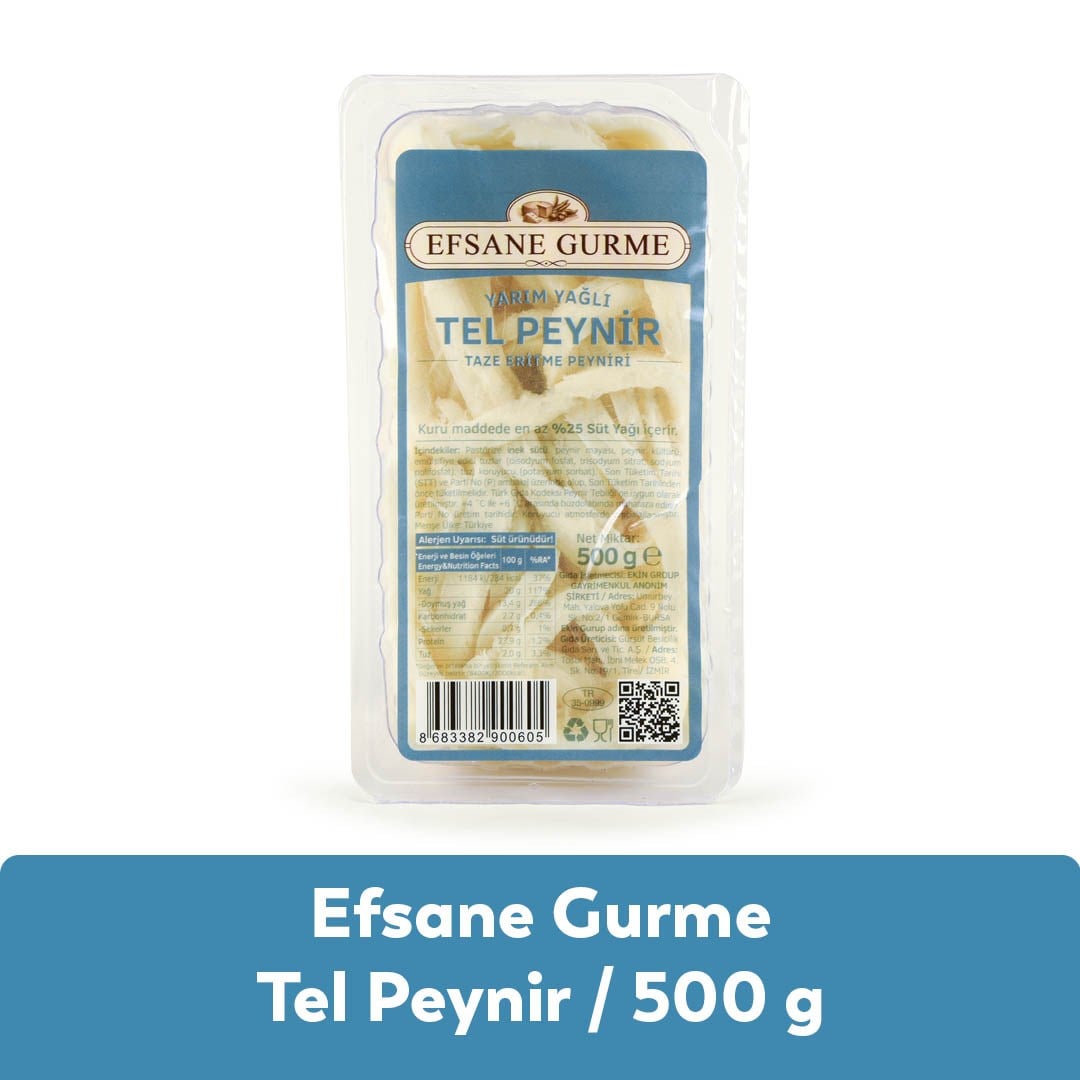 Efsane Gurme Yarım Yağlı Tel Peynir 500 Gr