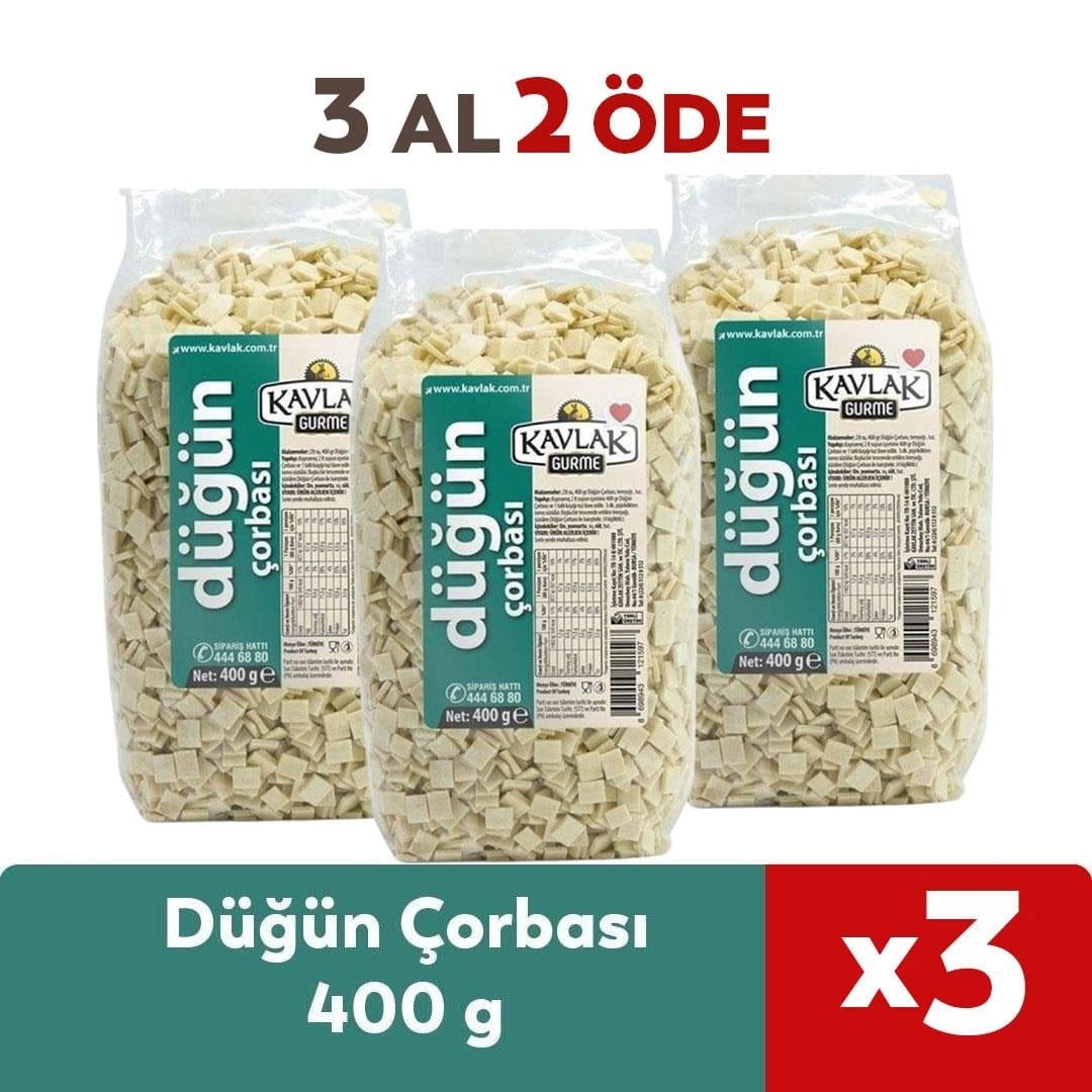 Ev Yapımı Düğün Çorbası 400 gr 3 AL 2 ÖDE