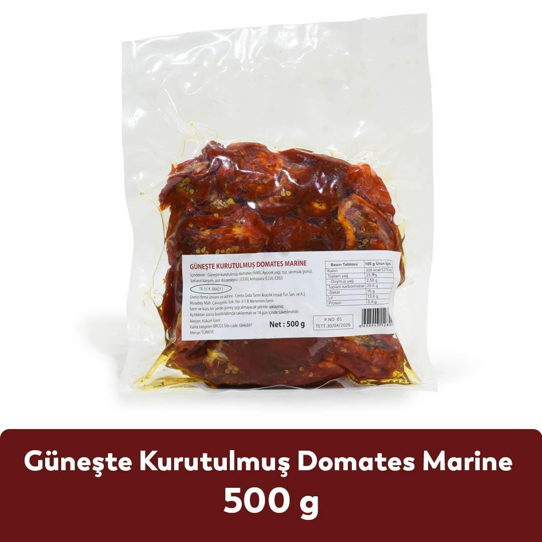 Güneşte Kurutulmuş Domates Marine 500 gr