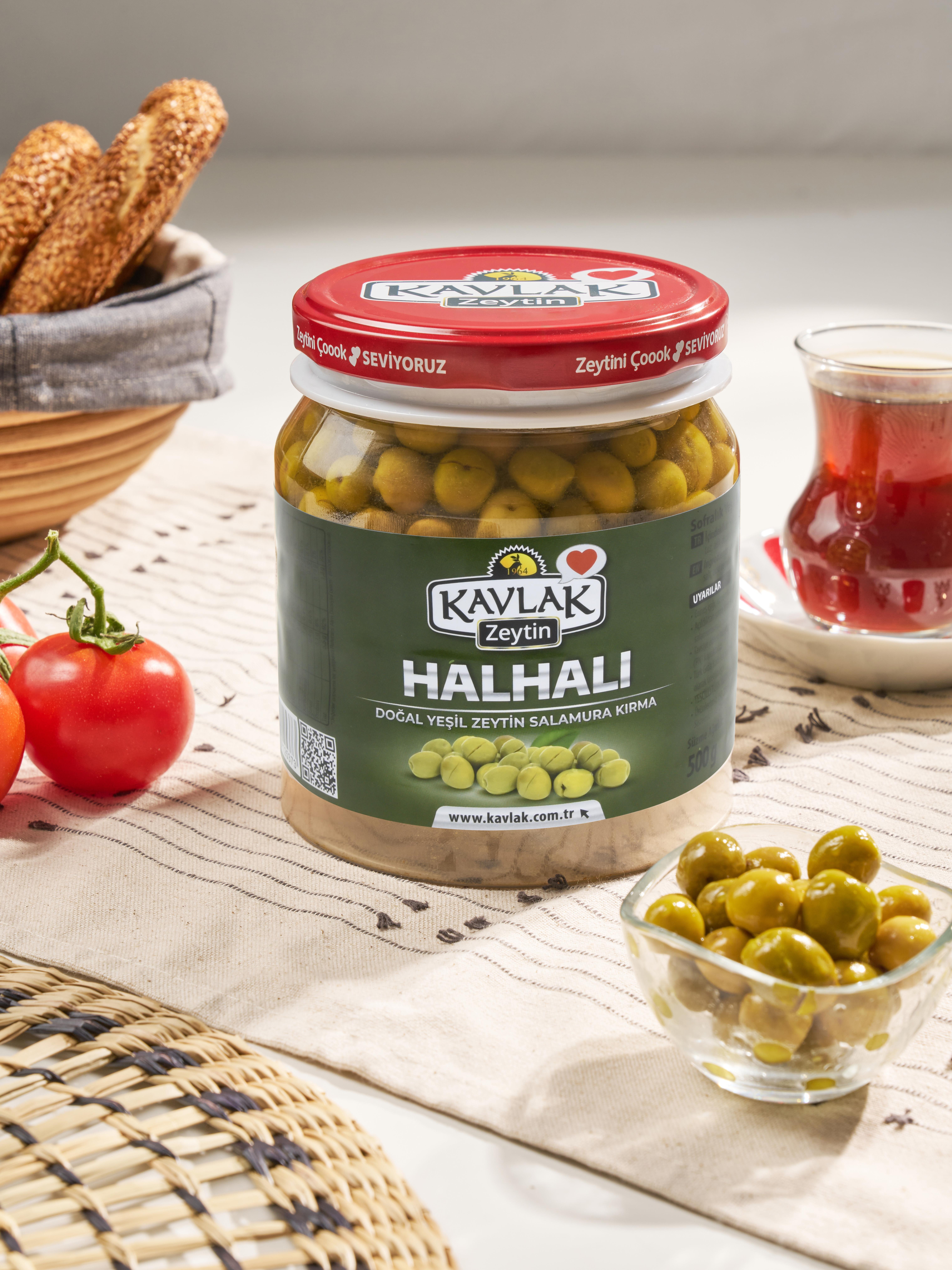 Halhalı Yeşil Zeytin 500 Gr