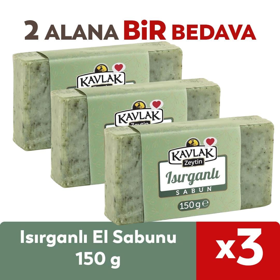 Isırgan Özlü El Yapımı Sabun 150 gr 2 ALANA 1 BEDAVA 
