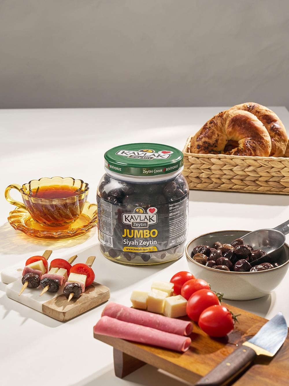 Jumbo Gemlik Siyah Zeytin 1 Kg Pet