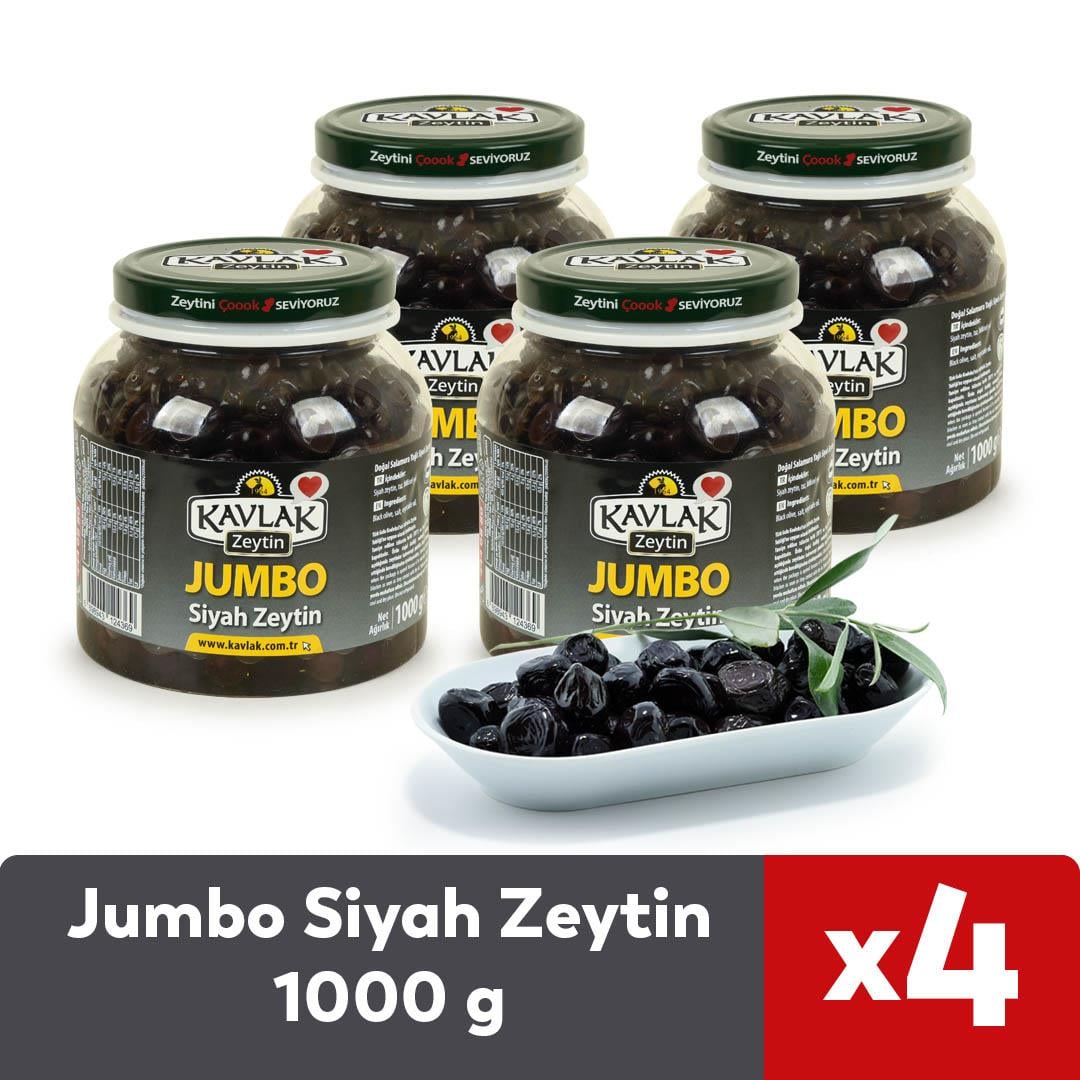 Jumbo Gemlik Siyah Zeytin 4 Al 3 Öde