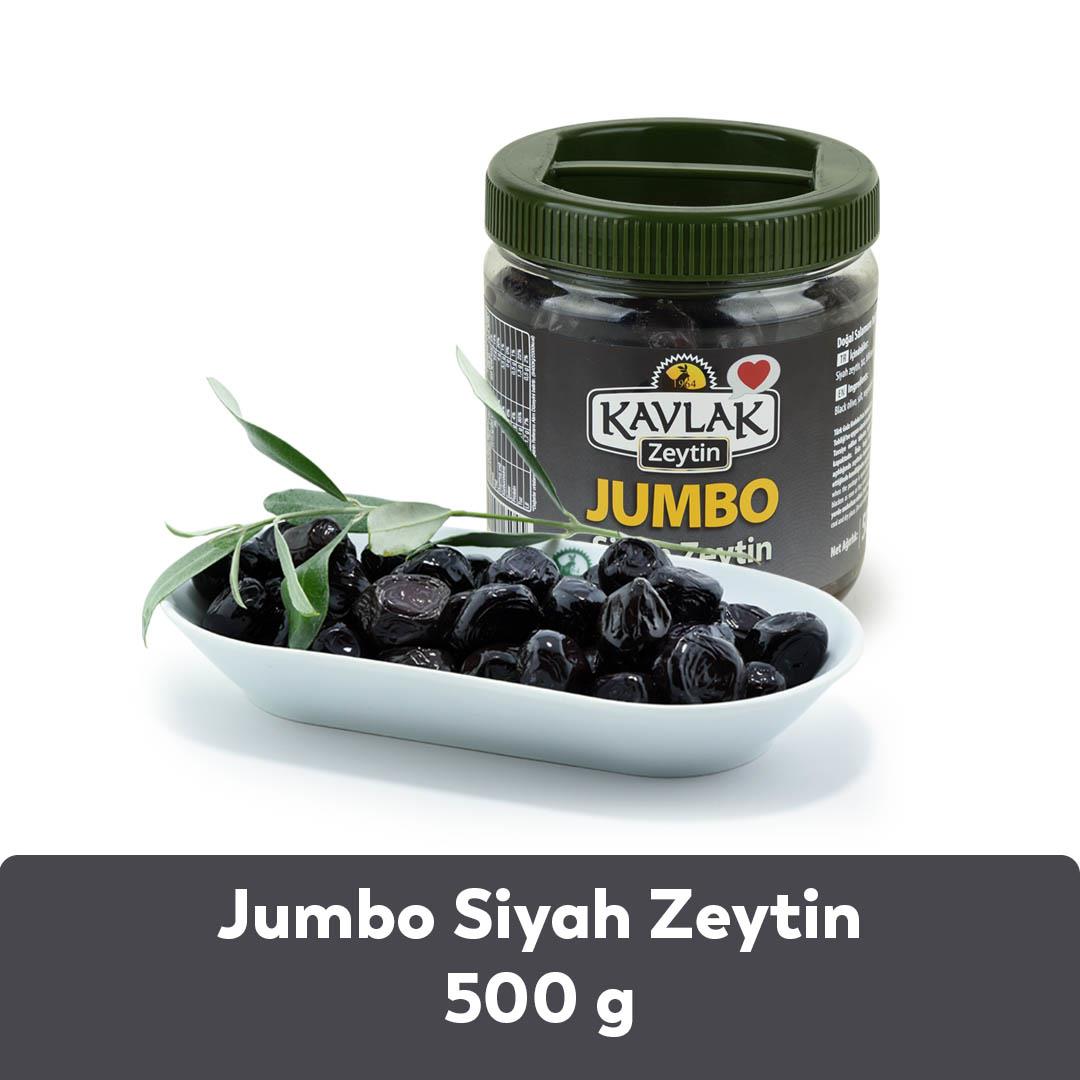 Jumbo Siyah Zeytin 500 Gr