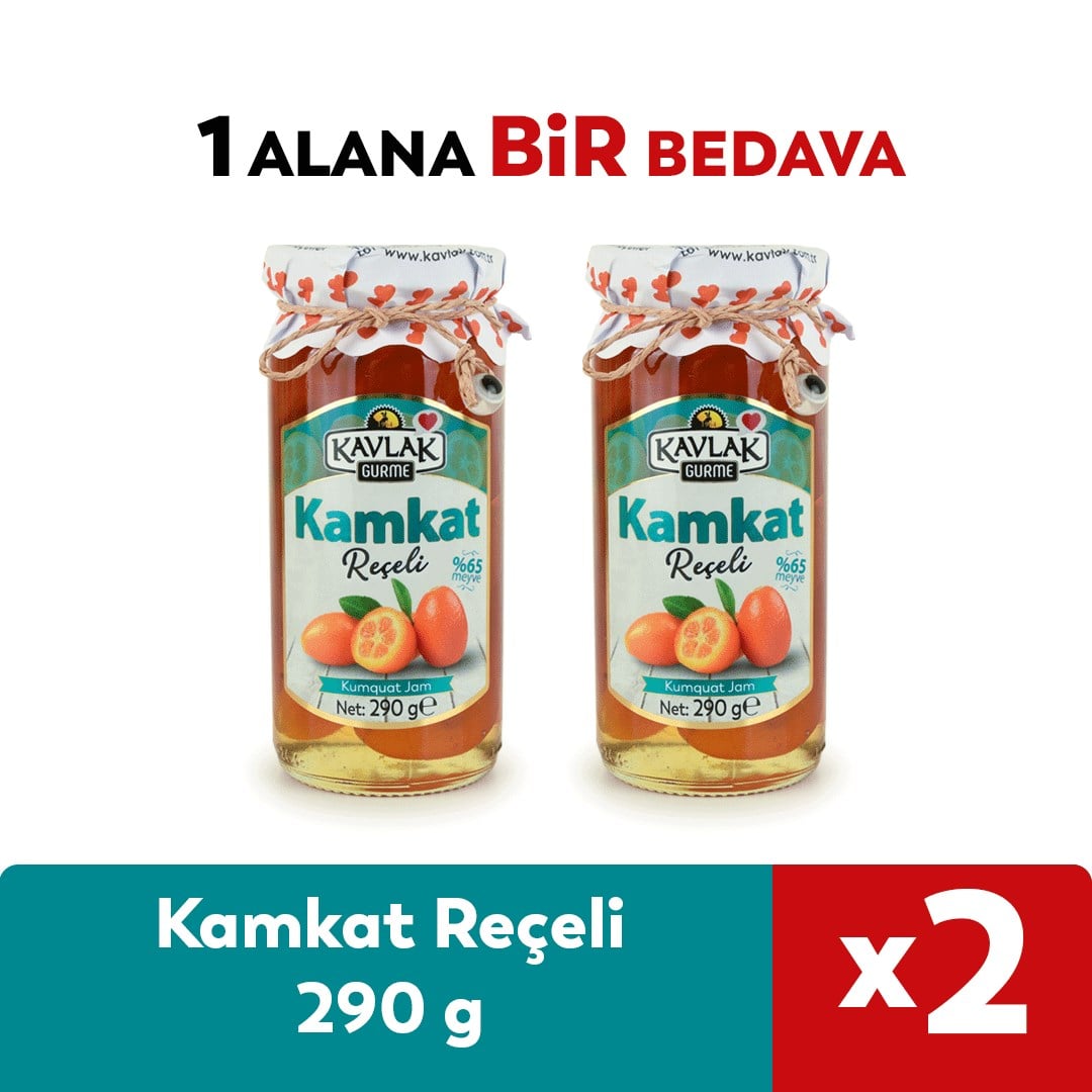 Kamkat Reçeli 290 GR 1 Alana 1 Bedava
