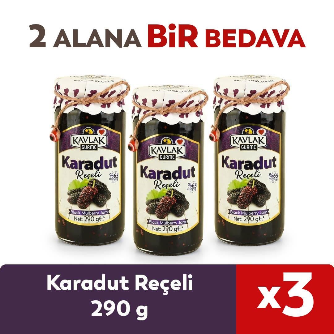 Karadut Reçeli 290 Gr Cam Kavanoz 3 Al 2 Öde