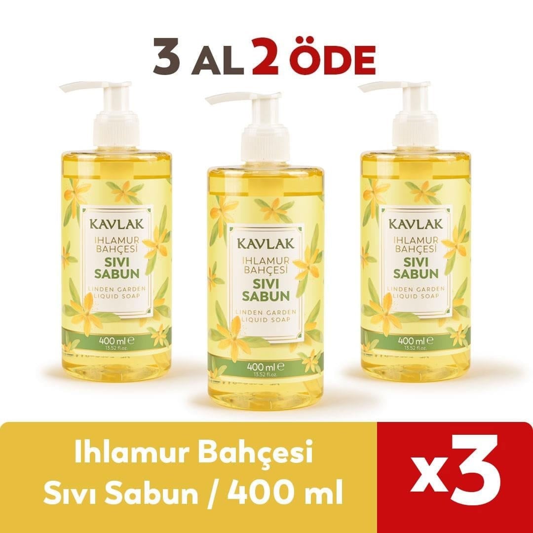 Kavlak Ihlamur Bahçesi Sıvı Sabun 400 Ml 3 Al 2 Öde