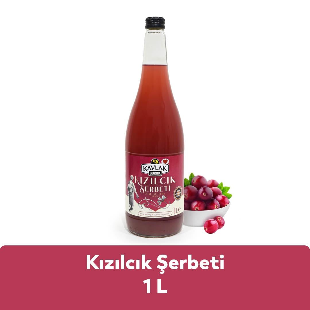 Kavlak Kızılcık Şerbeti 1 LT
