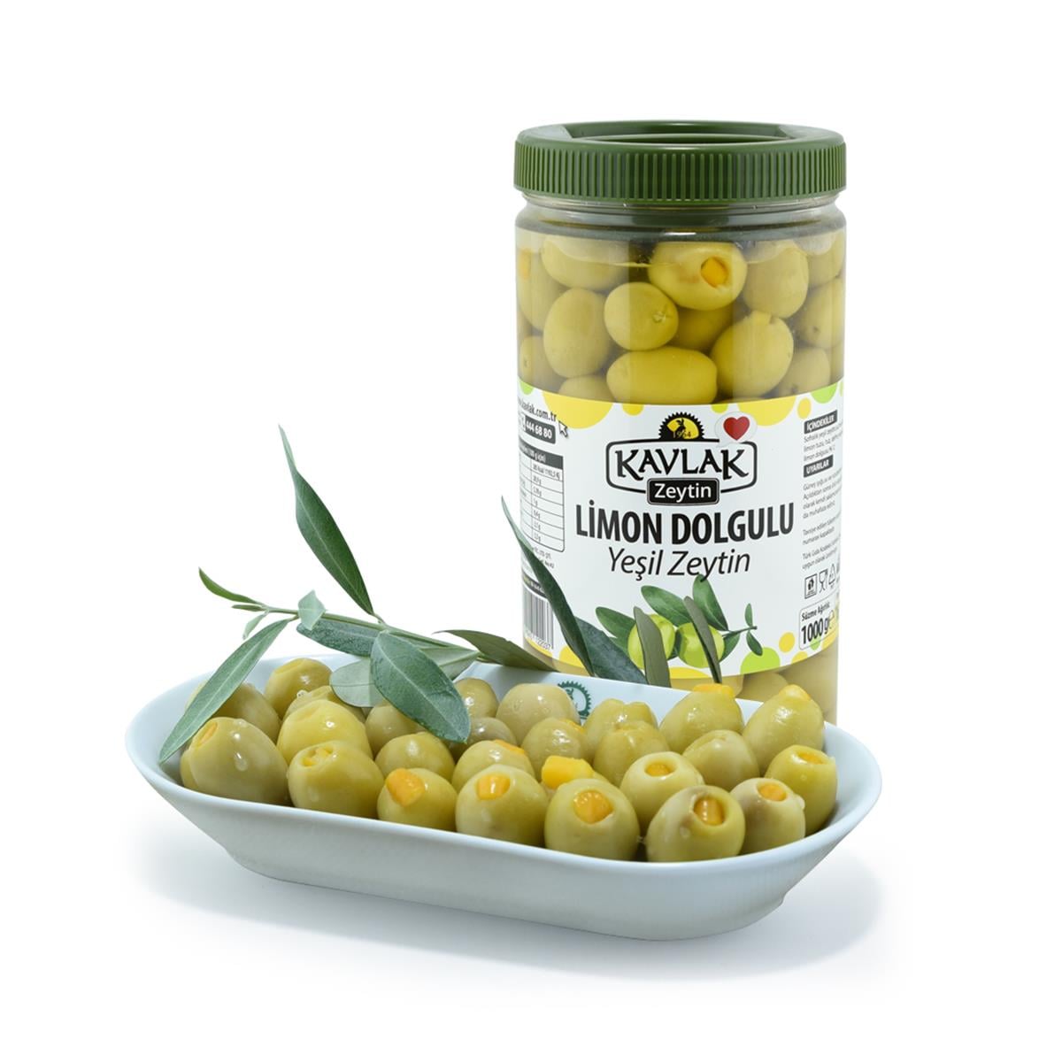 Kavlak Limonlu Yeşil Zeytin 1 kg