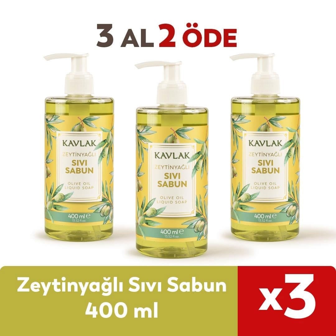 Kavlak Zeytinyağlı Sıvı Sabun 400 Ml 3 Al 2 Öde