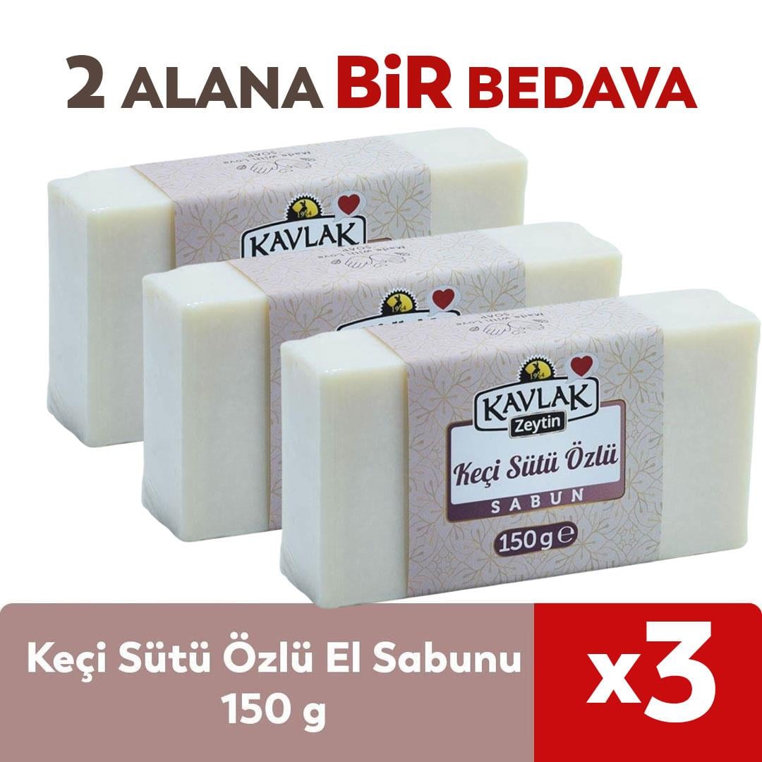 Keçi Sütlü El Yapımı Sabun 150 gr 2 ALANA 1 BEDAVA 