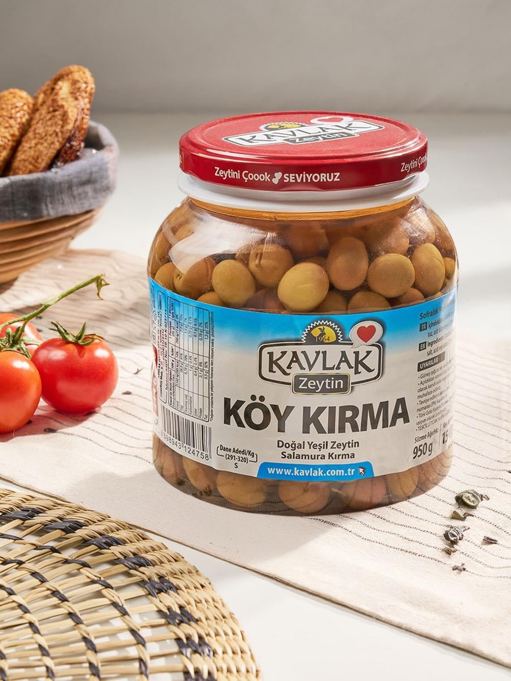 Köy Kırma Yeşil Zeytin 950 Gr