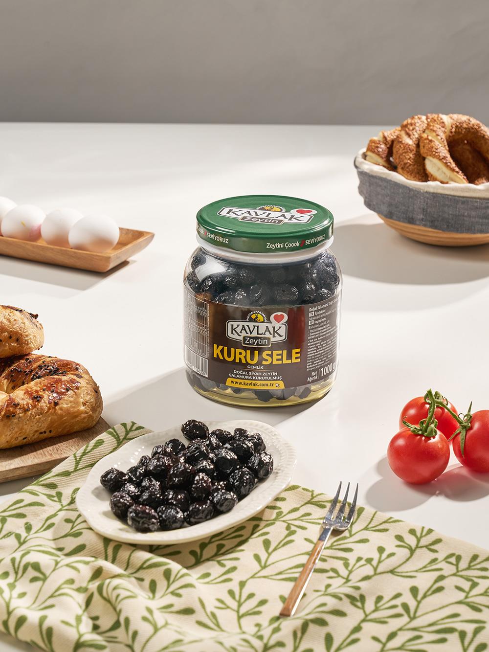 Kuru Sele Gemlik Siyah Zeytin 1 kg