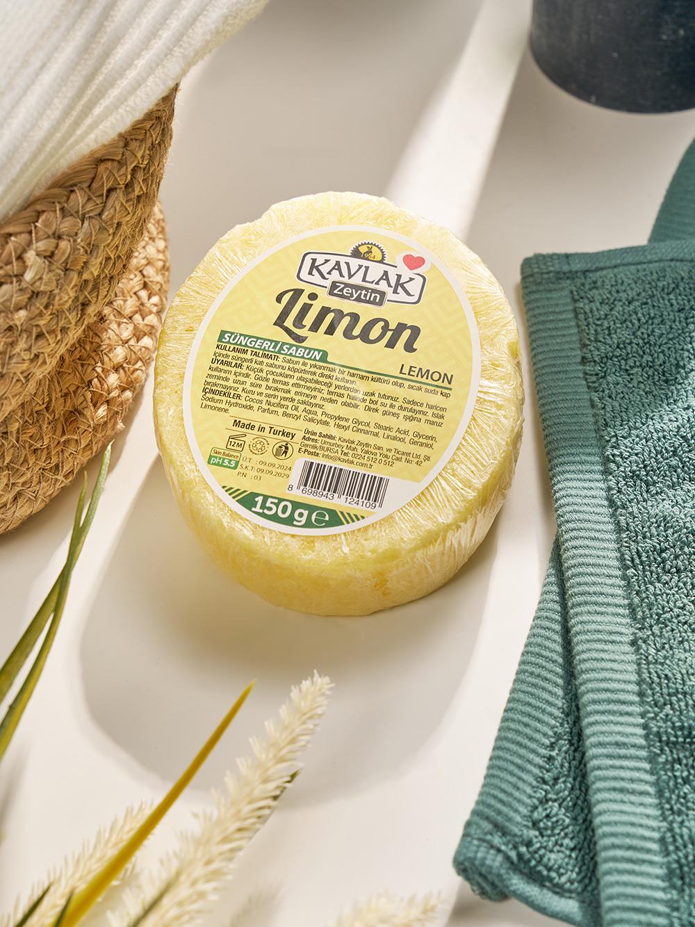 Limon Özlü Süngerli Sabun