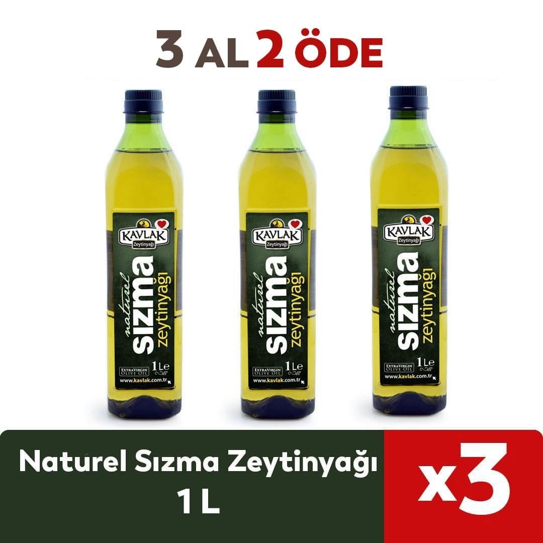 Naturel Sızma Zeytinyağı 1 lt 3 Al 2 Öde