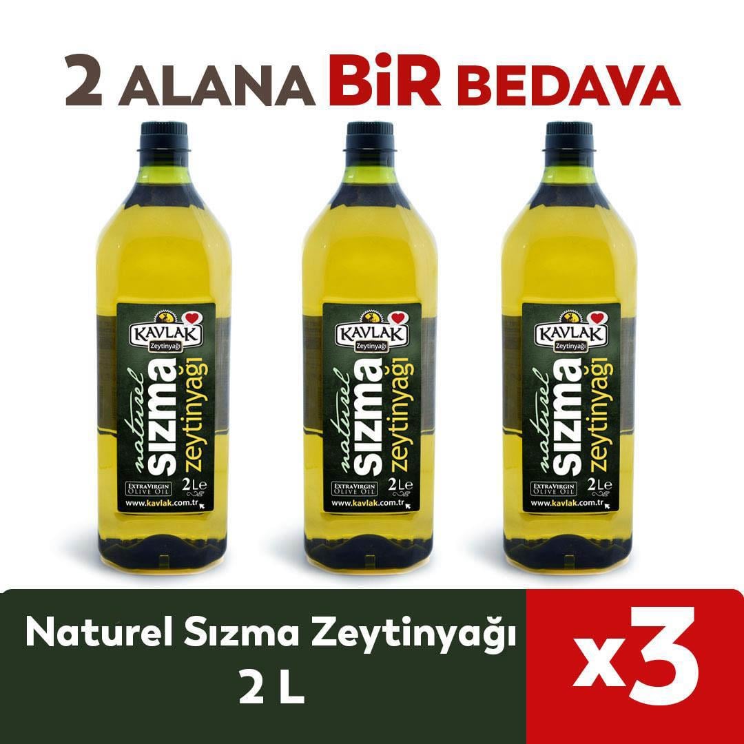 Naturel Sızma Zeytinyağı 2 lt 21 ALANA 1 BEDAVA 