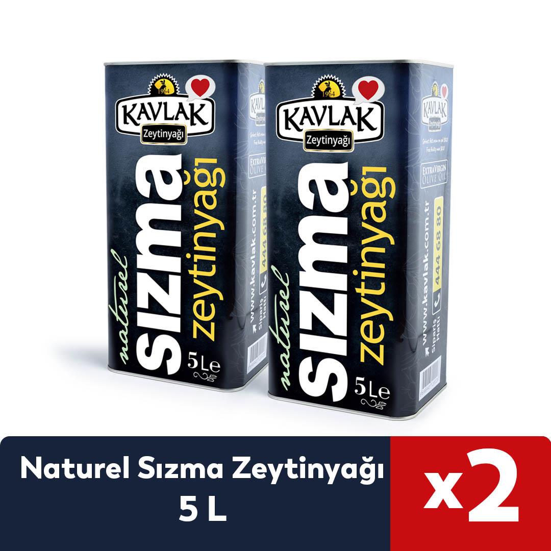 Naturel Sızma Zeytinyağı 5 LT 2 li Özel Fiyat