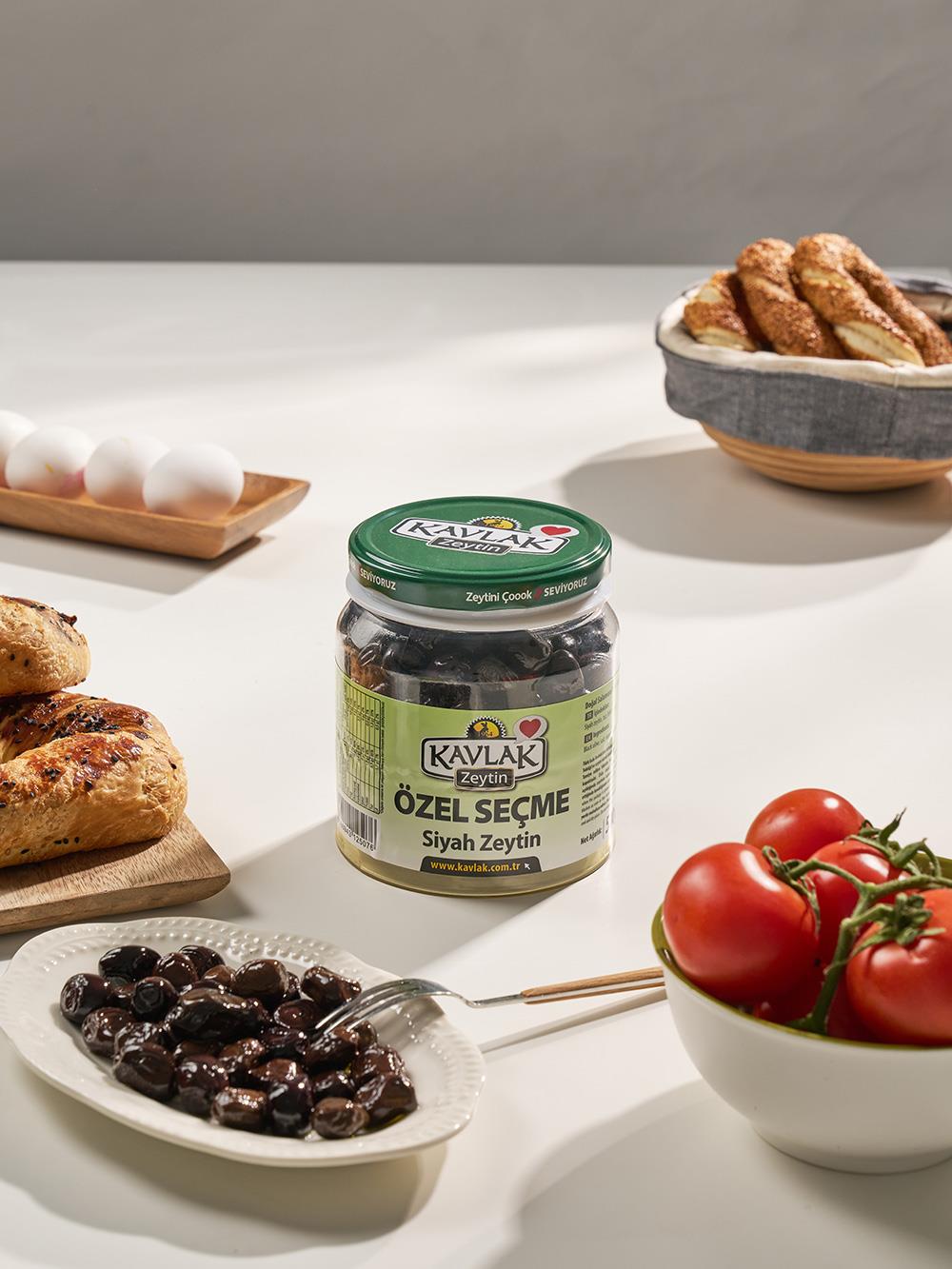 Özel Seçme Gemlik Siyah Zeytin 500 Gr