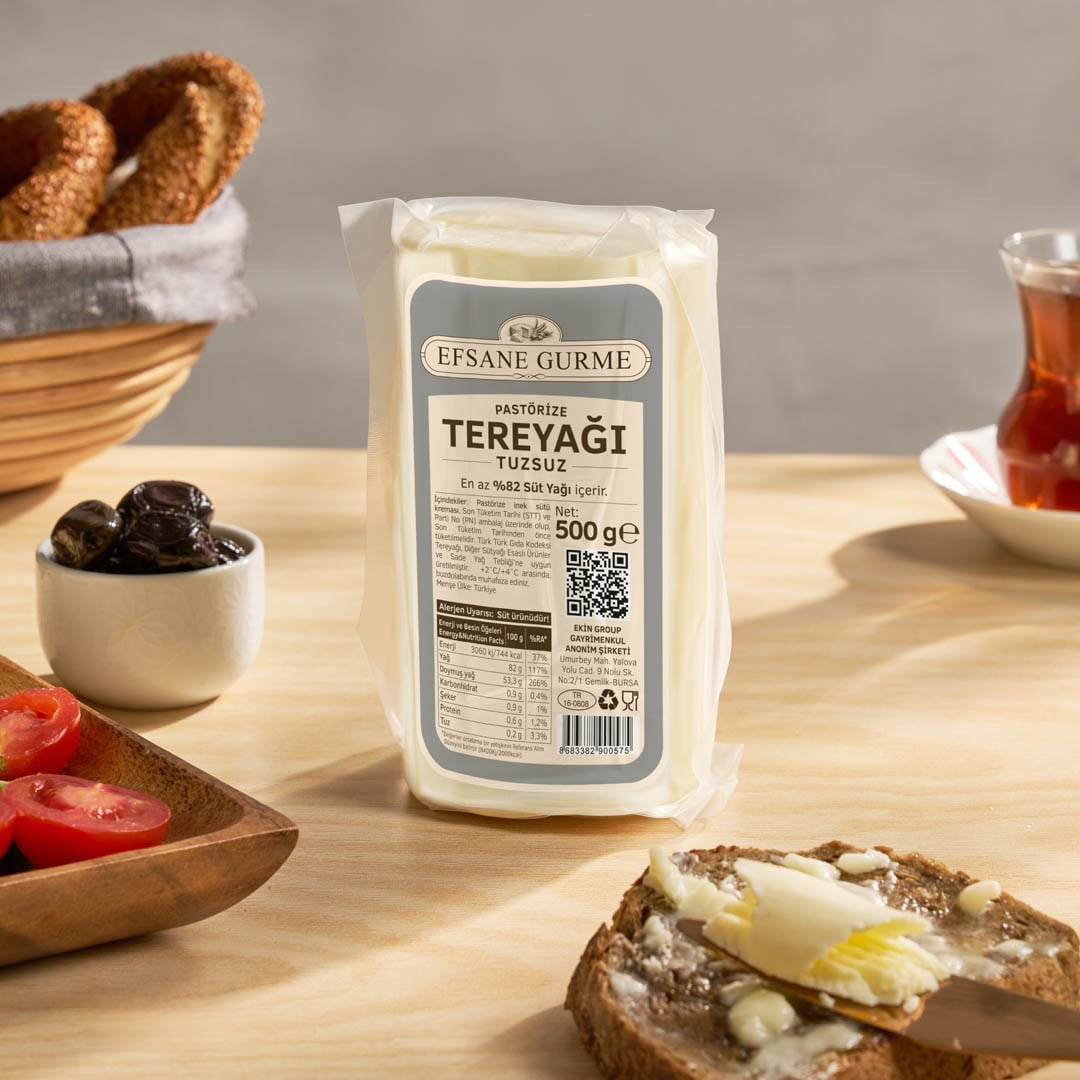 Pastorize Tereyağı Tuzsuz 500 gr
