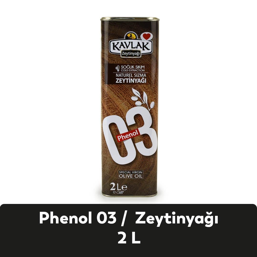 Phenol 03 Soğuk Sıkım Zeytinyağı 2 Lt